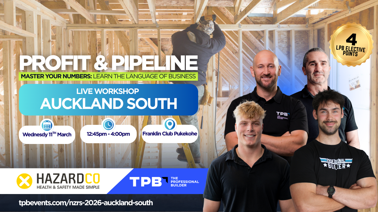 Auckland South Profit & Pipeline Workshop Wed, 11 March 2026