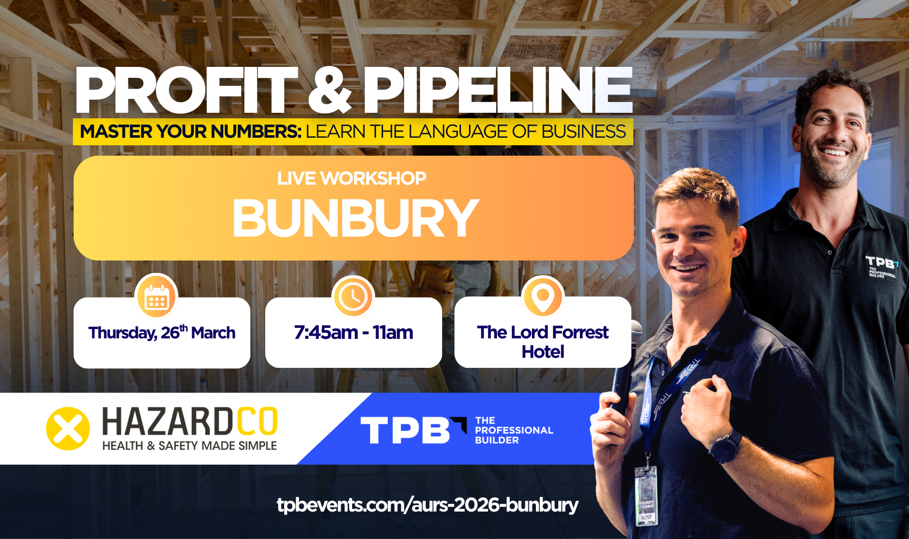 Bunbury _ Thursday, 26 March 2026 _ Profit & Pipeline Workshop