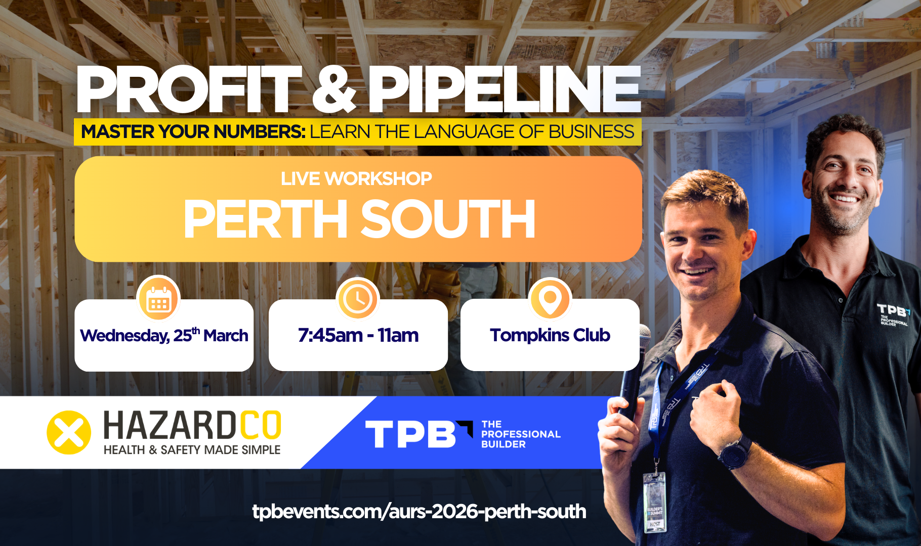 Perth South _ Wednesday, 25 March 2026 _ Profit & Pipeline Workshop